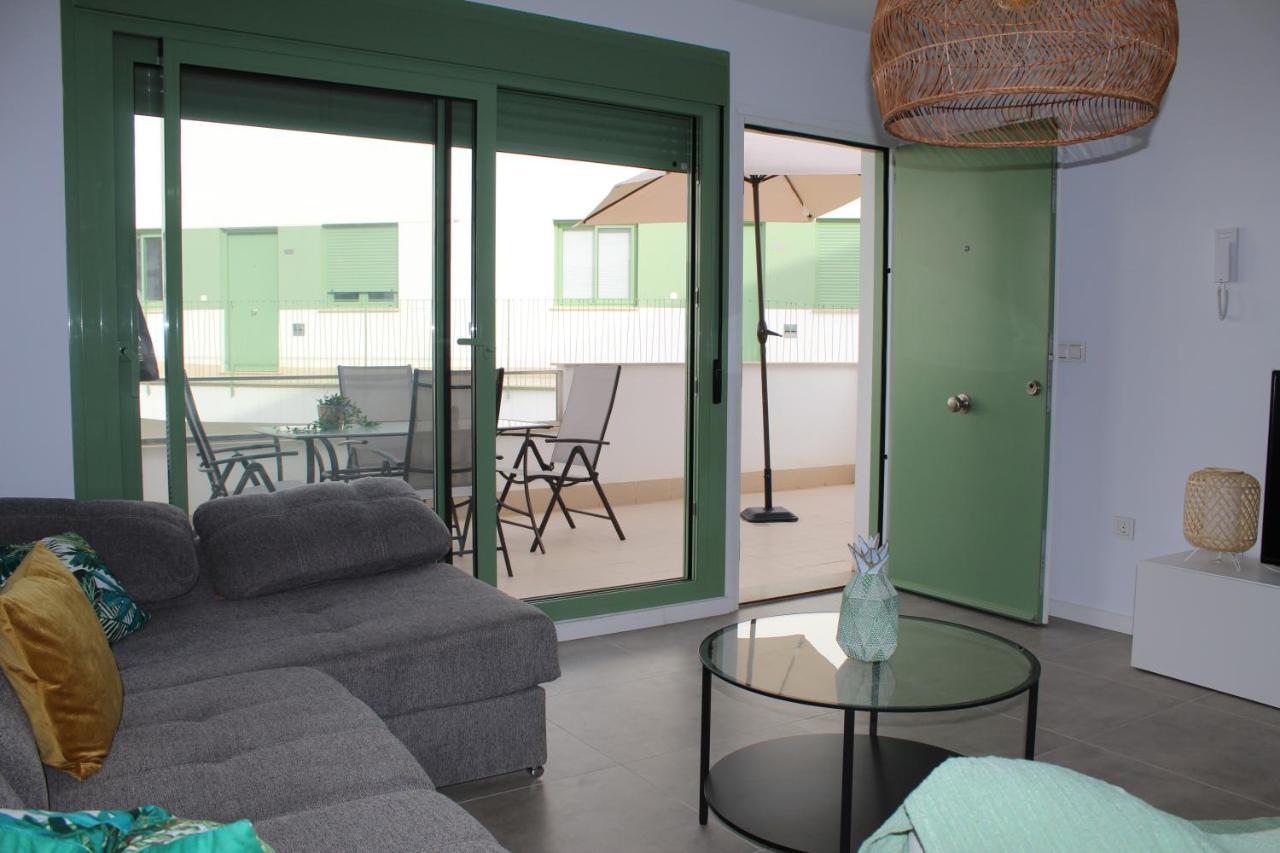 Ocean Apartament !! 1ª Linea Del Mar, Piscina, Parking, Wifi Mojácar Exteriör bild