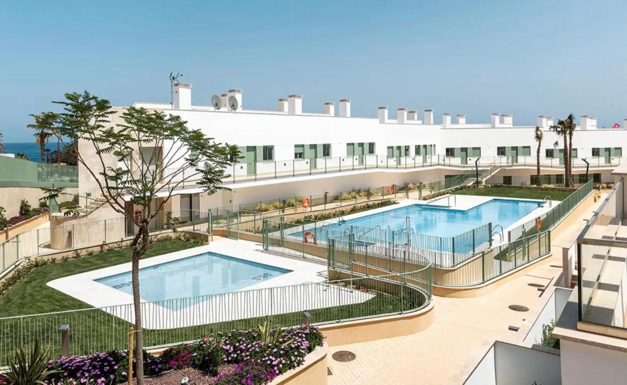 Ocean Apartament !! 1ª Linea Del Mar, Piscina, Parking, Wifi Mojácar Exteriör bild