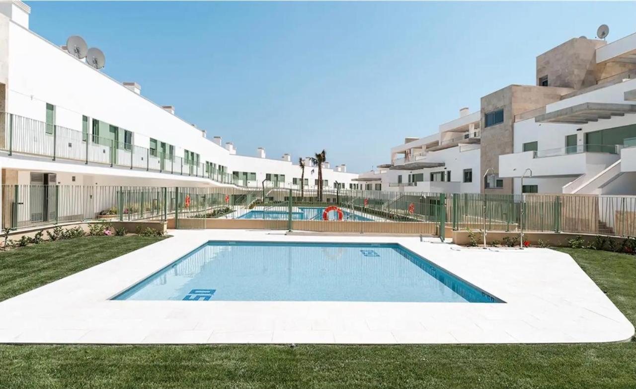 Ocean Apartament !! 1ª Linea Del Mar, Piscina, Parking, Wifi Mojácar Exteriör bild